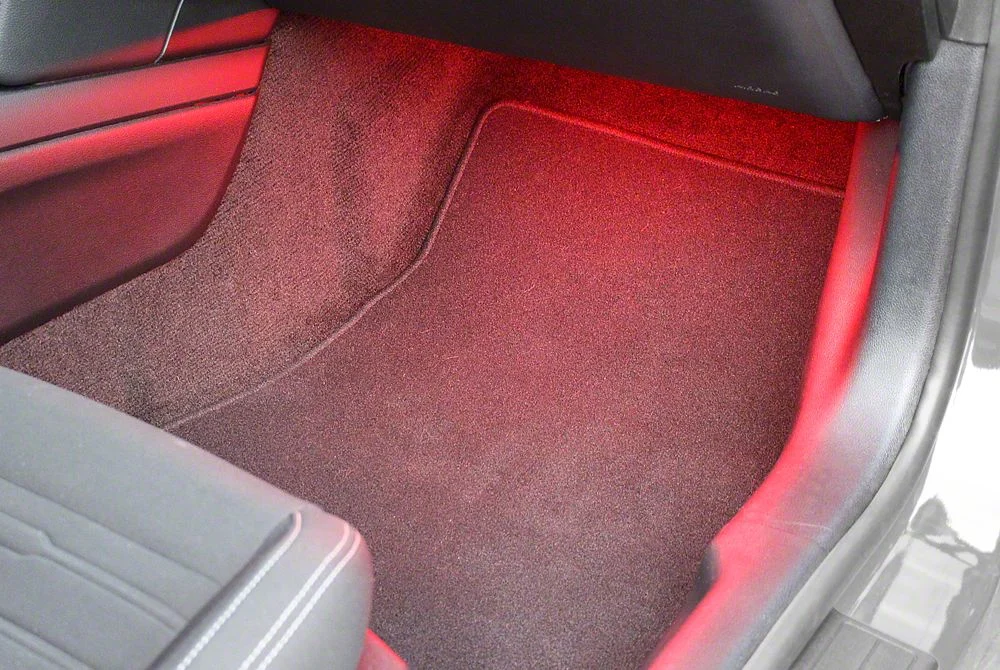 Footwell Lighting Kit; Red (05-14 Mustang)