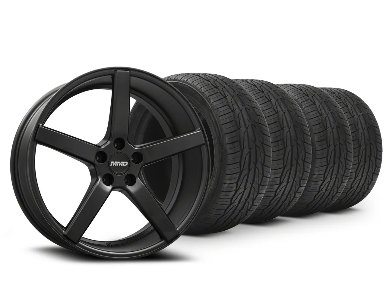 20x8.5 MMD 551C Wheel & Toyo All-Season Extensa HP II Tire Package (15-23 Mustang GT, EcoBoost, V6)