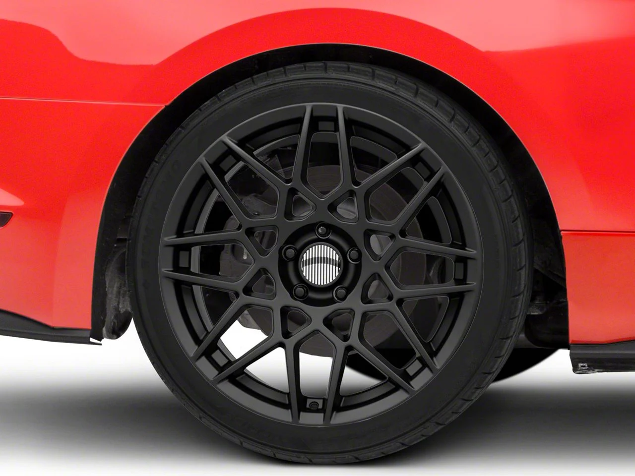 PR178 Satin Black Wheel; Rear Only; 19x10; 48mm Offset (15-23 Mustang GT, EcoBoost, V6)