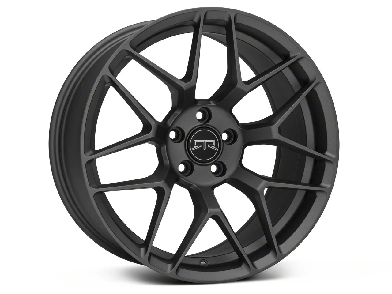 RTR Tech 7 Satin Charcoal Wheel and Michelin Pilot Sport A/S 3+ Tire Kit; 19x9.5 (15-23 Mustang GT, EcoBoost, V6)