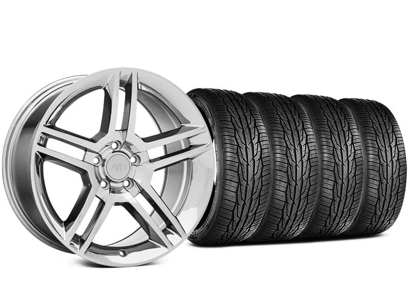 19x8.5 2010 GT500 Style Wheel & Toyo All-Season Extensa HP II Tire Package (15-23 Mustang GT, EcoBoost, V6)
