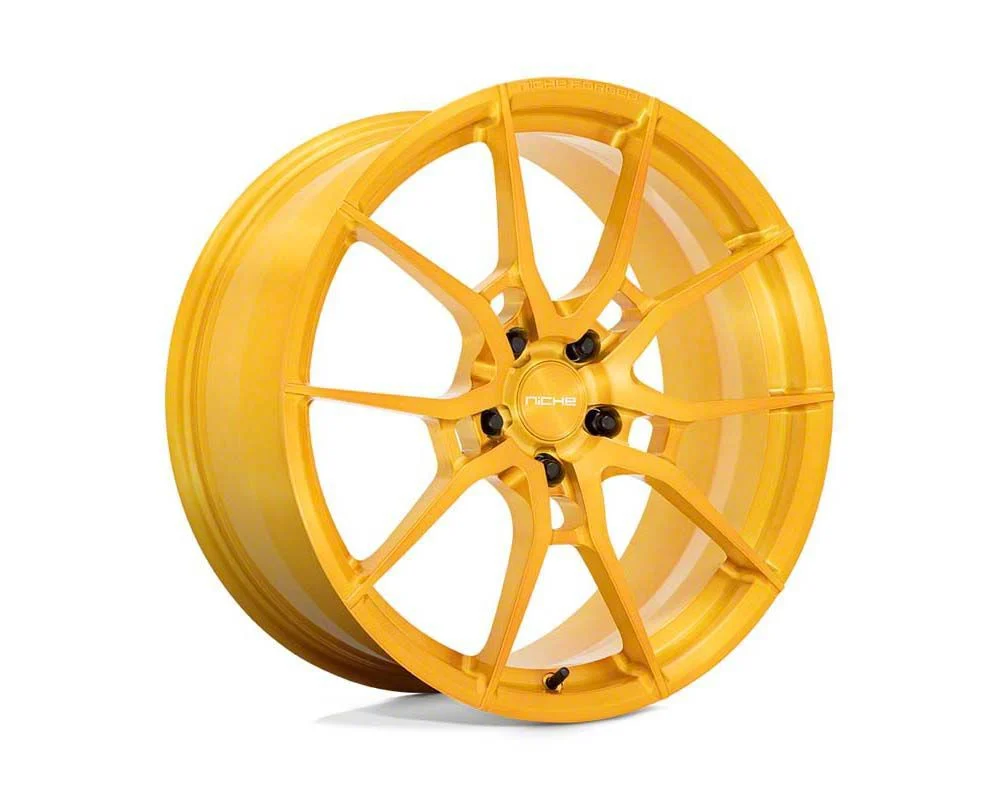 Niche Kanan Brushed Candy Gold Wheel; Rear Only; 20x11; 26mm Offset (08-23 RWD Challenger, Excluding Widebody)