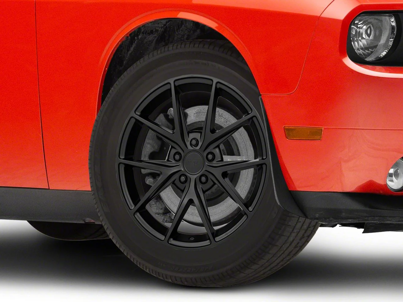 Niche Misano Matte Black Wheel; 18x8; 40mm Offset (08-23 RWD Challenger, Excluding Widebody)