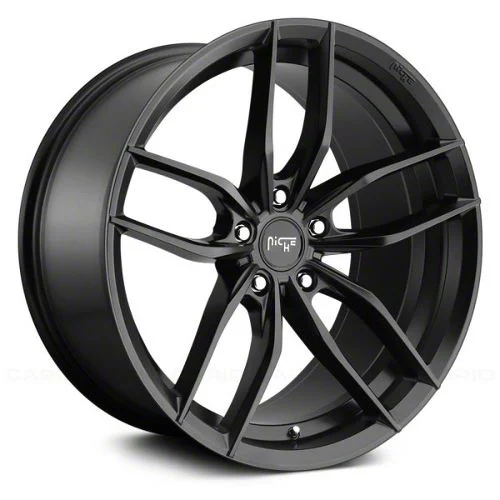 Niche Vosso Matte Black Wheel; 18x8; 40mm Offset (08-23 RWD Challenger, Excluding Widebody)