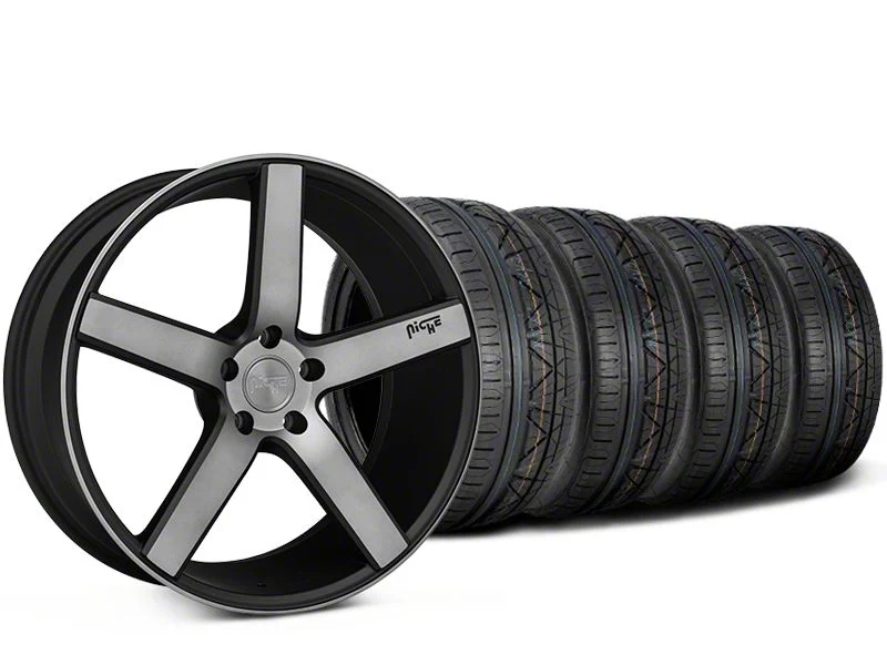 20x8.5 Niche Milan Wheel & NITTO High Performance INVO Tire Package (15-23 Mustang GT, EcoBoost, V6)