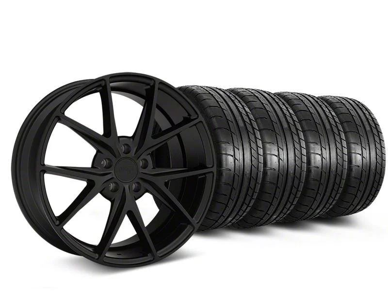 19x9.5 Niche Misano Wheel & Mickey Thompson Street Comp Tire Package (05-14 Mustang)