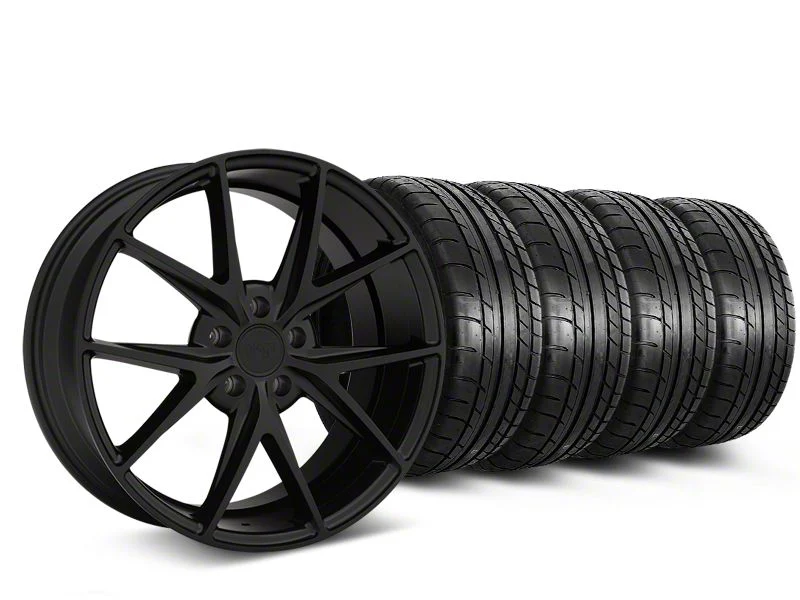 19x9.5 Niche Misano Wheel & Mickey Thompson Street Comp Tire Package (15-23 Mustang GT, EcoBoost, V6)