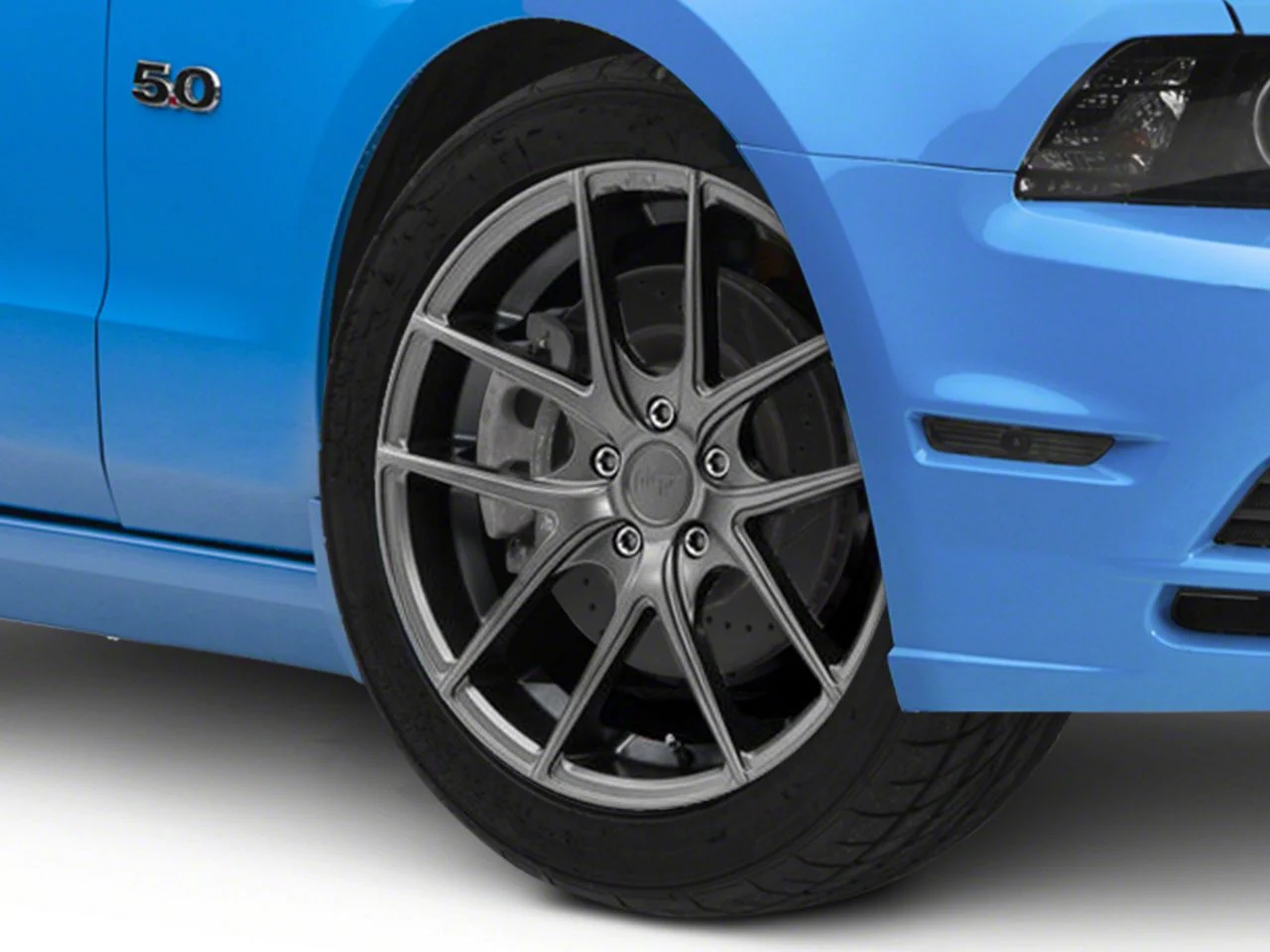 Niche Targa Matte Anthracite Wheel; 19x8.5; 35mm Offset (10-14 Mustang GT w/o Performance Pack, V6)