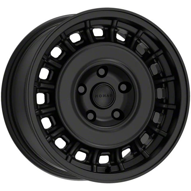 Nomad Wheels Arvo Satin Black 6-Lug Wheel; 17x8.5; 0mm Offset (15-20 Yukon)