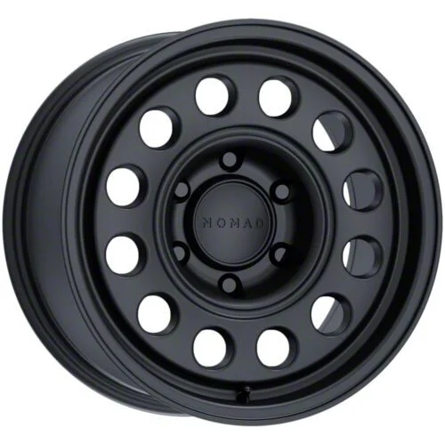 Nomad Wheels Convoy Satin Black 6-Lug Wheel; 16x8; -10mm Offset (19-23 Ranger)