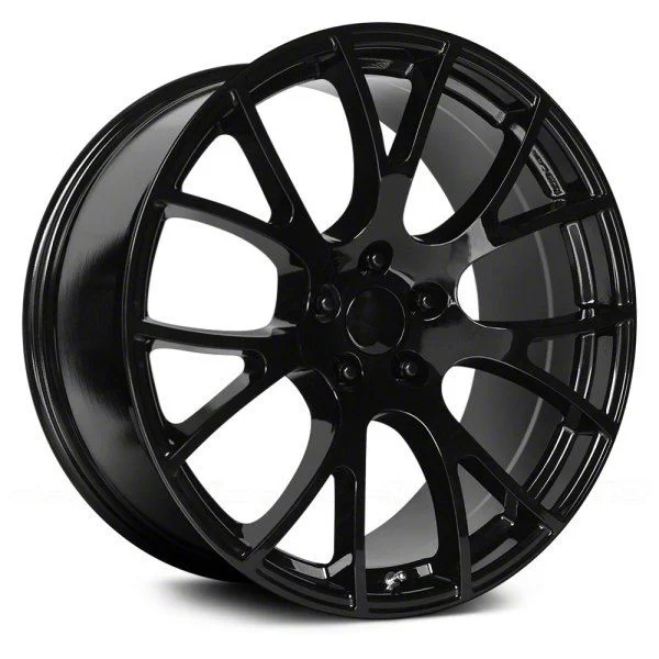 OE Performance 161 Gloss Black Wheel; 20x9.5; 18mm Offset (08-23 RWD Challenger, Excluding Widebody)