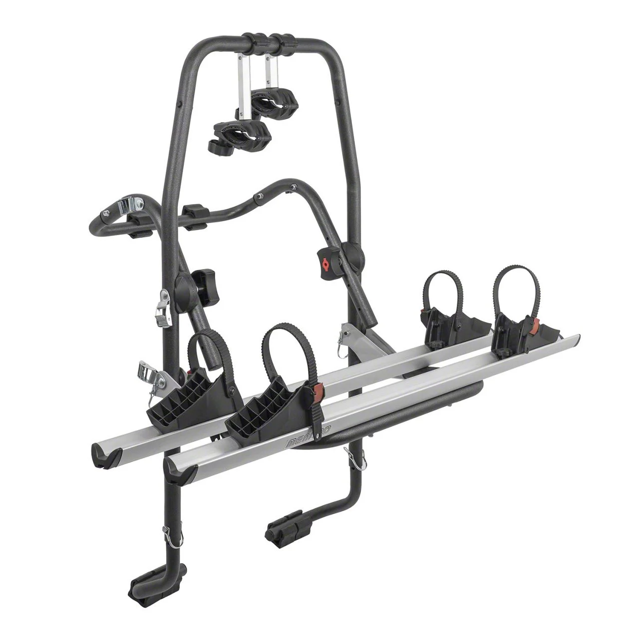 OMAC Rear Trunk Folding Bike Carrier; Carries 2 Bikes (Universal; Some Adaptation May Be Required)