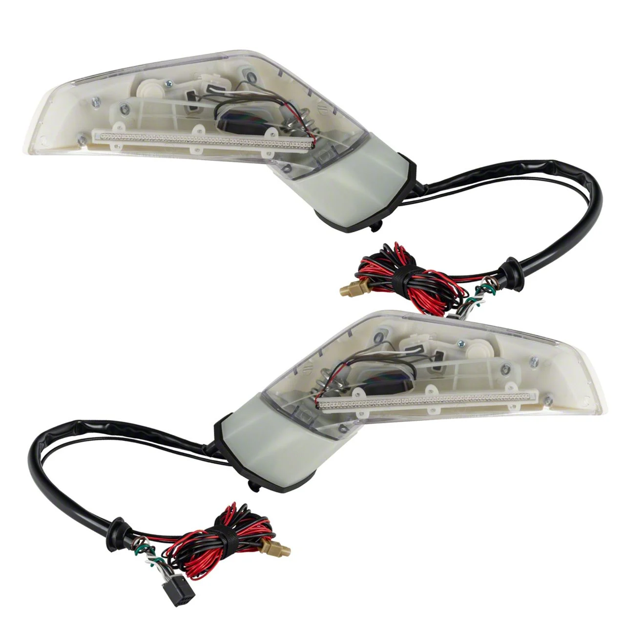 Oracle Concept Side Mirrors with Sirius/XM Satellite Antenna; No Color (05-13 Corvette C6)