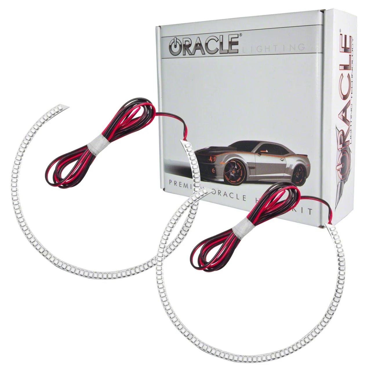 Oracle LED Halo Headlight Conversion Kit; Colored (10-12 Mustang w/ Factory Halogen Headlights)