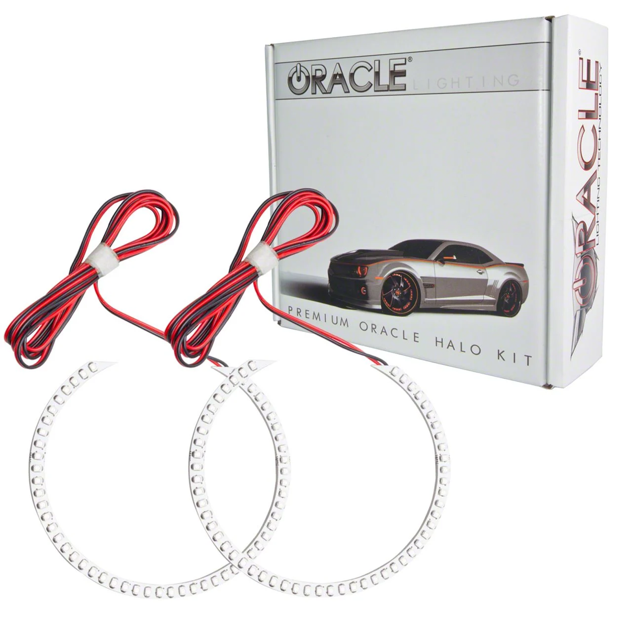 Oracle LED Halo Projector Headlight Conversion Kit (10-12 Mustang w/ Factory Halogen Headlights)