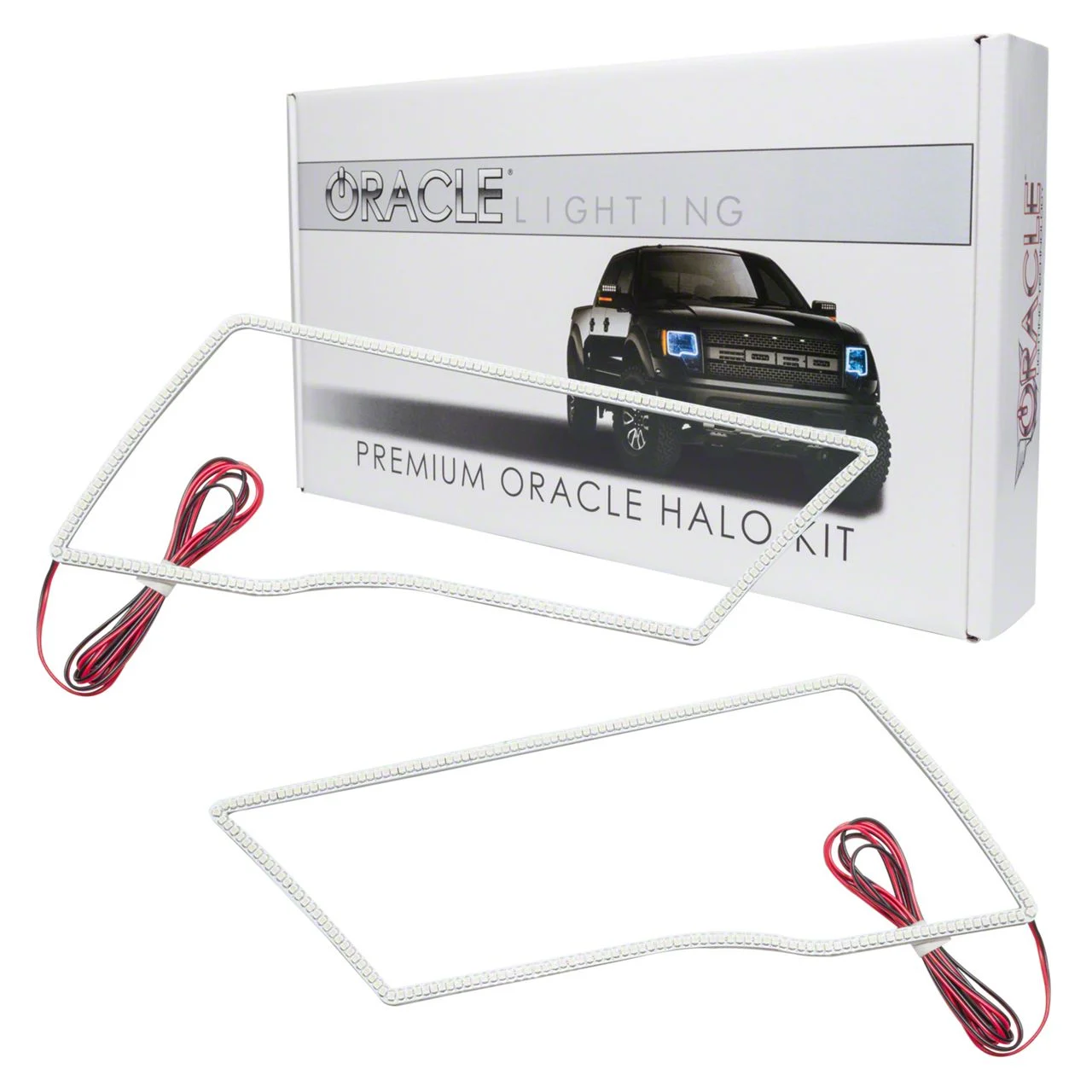 Oracle LED Halo Headlight Conversion Kit; White (10-18 RAM 3500 w/ Factory Halogen Non-Projector Headlights)