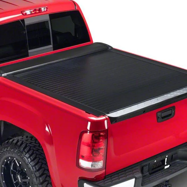 Pace Edwards SwitchBlade Metal Retractable Bed Cover; Gloss Black (20-26 Sierra 3500 HD w/ 8-Foot Long Box)
