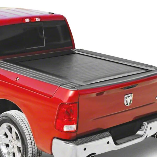 Pace Edwards JackRabbit Retractable Bed Cover; Matte Black with ArmorTek Vinyl Deck (20-26 Silverado 3500 HD w/ 8-Foot Long Box)
