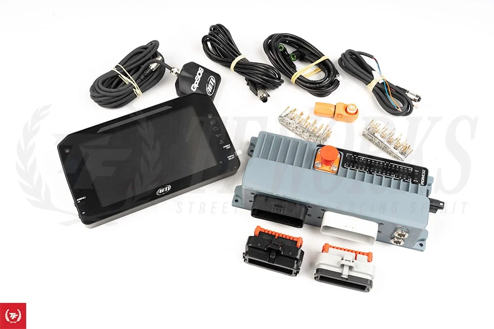 AiM Sports PDM32 With 6" Race Icons Display GPS Logger Kit
