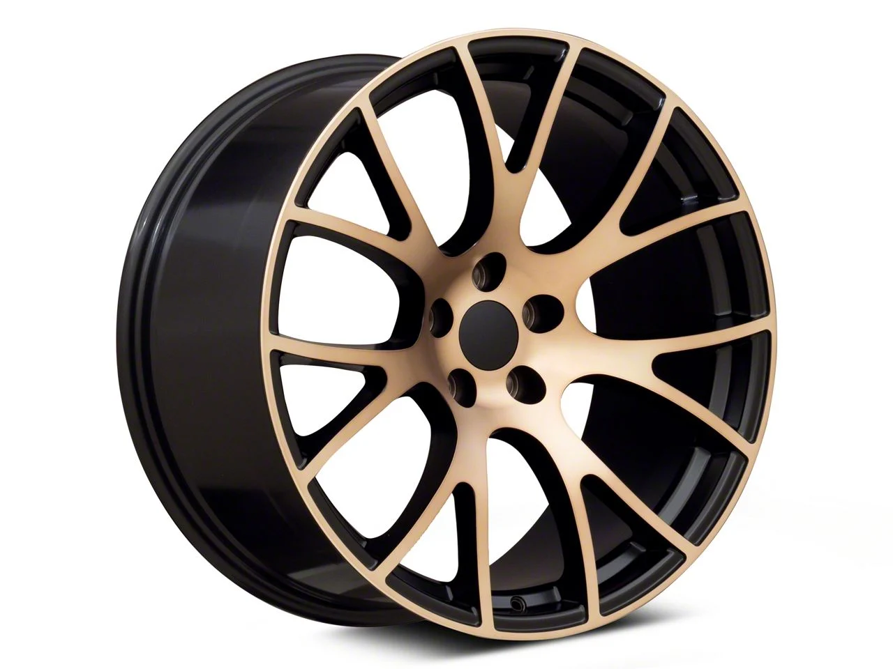 PR161 Black Bronze Wheel; Rear Only; 22x11; 18mm Offset (06-10 RWD Charger)