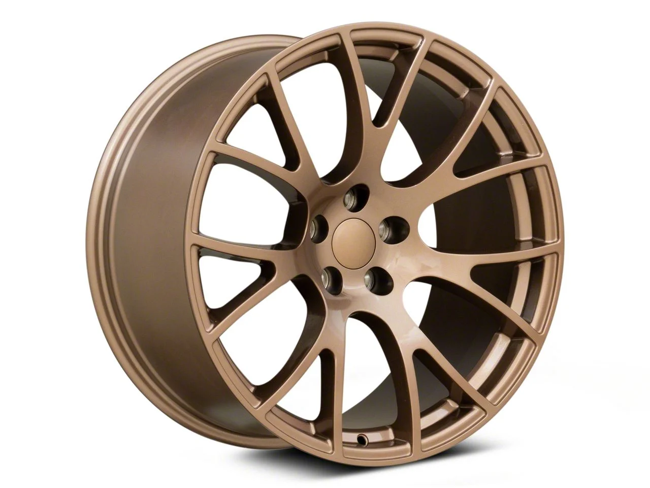 PR161 Copper Paint Wheel; Rear Only; 22x11; 18mm Offset (06-10 RWD Charger)