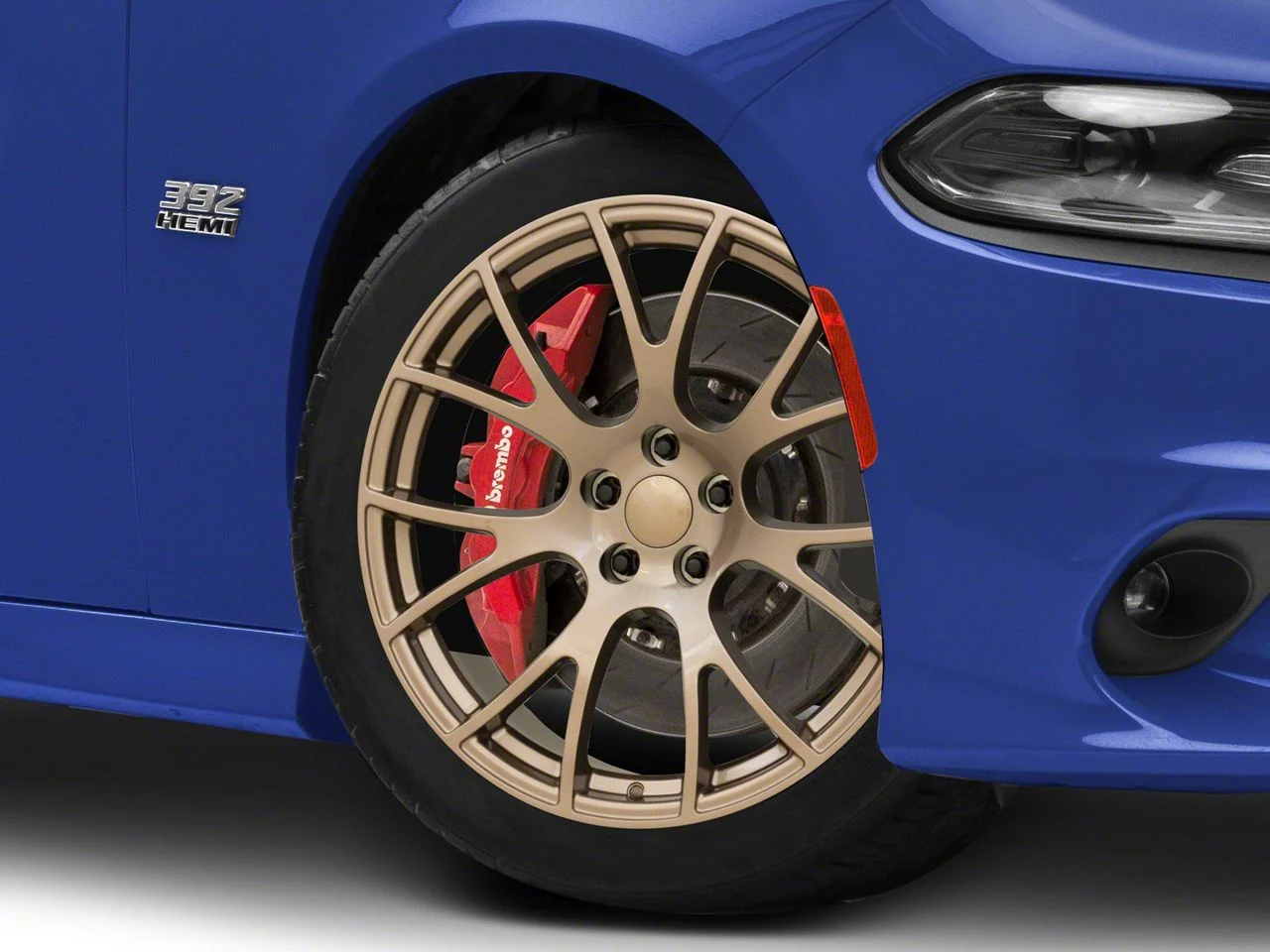 PR161 Copper Paint Wheel; 20x9; 20mm Offset (11-23 RWD Charger, Excluding Widebody)