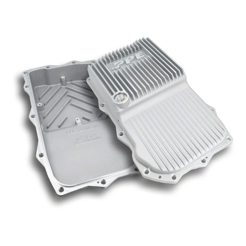PPE Heavy-Duty Cast Aluminum 8HP70/8HP75 Transmission Pan; Raw (15-23 5.7L HEMI, 6.4L HEMI Challenger)