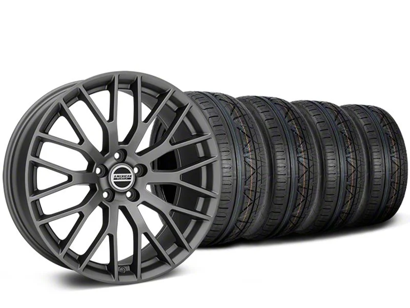 19x8.5 Performance Pack Style Wheel & NITTO High Performance INVO Tire Package (05-14 Mustang GT, V6)