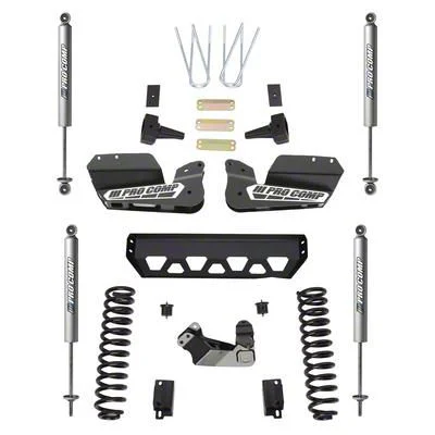 Pro Comp Suspension 4-Inch Stage I Suspension Lift Kit with PRO-M Shocks (17-22 F-250 Super Duty)