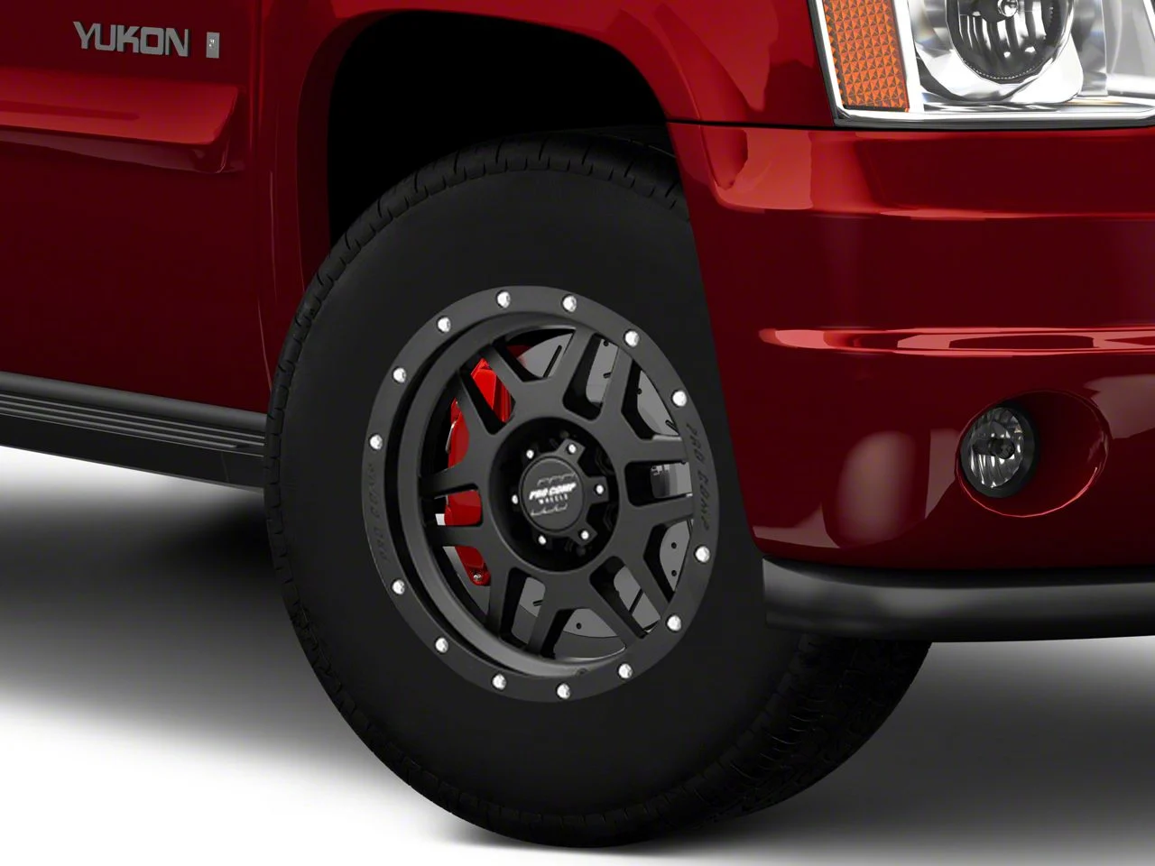 Pro Comp Wheels Phaser Satin Black 6-Lug Wheel; 17x9; -6mm Offset (07-14 Yukon)