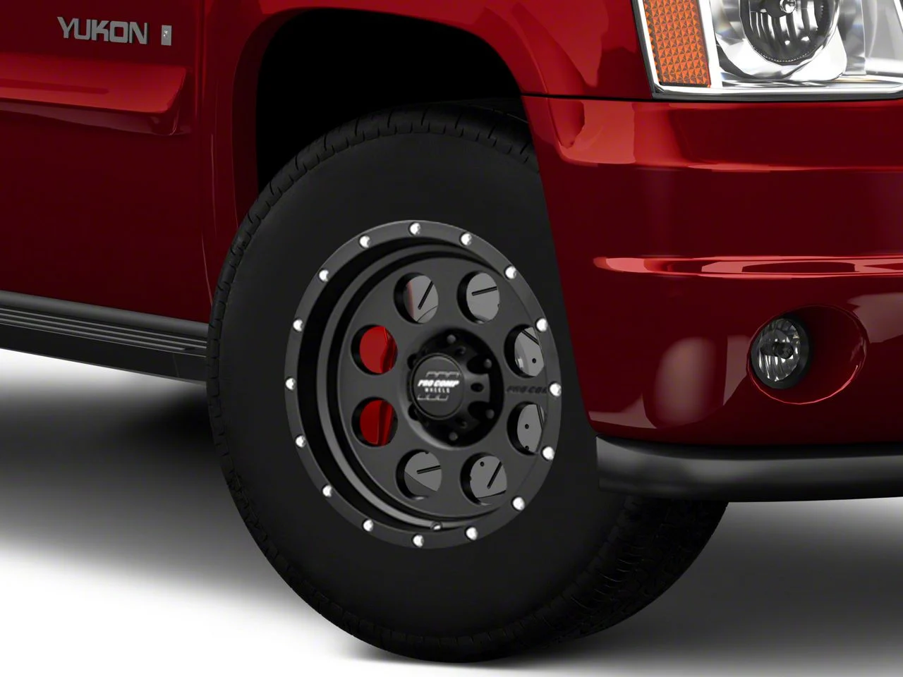 Pro Comp Wheels Proxy Satin Black 6-Lug Wheel; 17x9; -6mm Offset (07-14 Yukon)