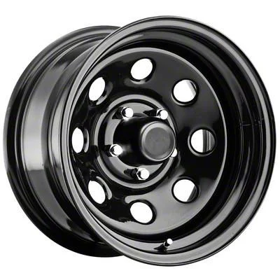 Pro Comp Wheels 97 Series Rock Crawler Gloss Black 6-Lug Wheel; 17x8; -6mm Offset (15-20 Yukon)