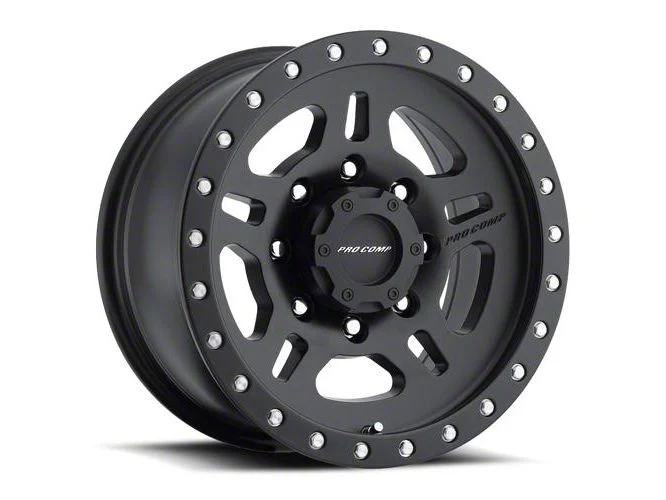 Pro Comp Wheels La Paz Satin Black 6-Lug Wheel; 17x8.5; 0mm Offset (15-20 Yukon)