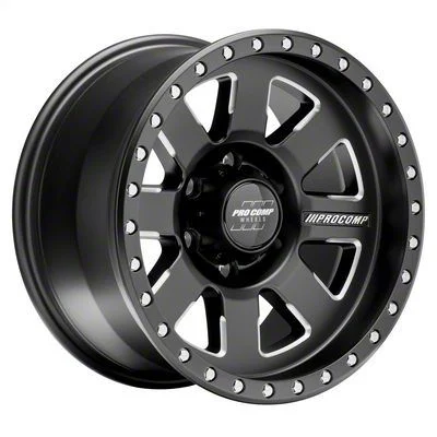Pro Comp Wheels Trilogy Pro Satin Black 6-Lug Wheel; 17x9; -6mm Offset (15-20 Yukon)