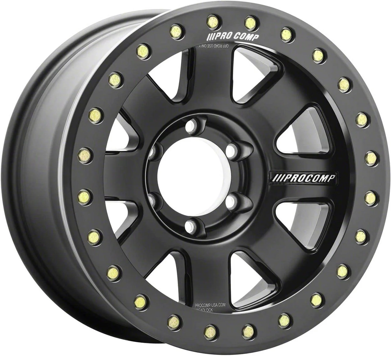 Pro Comp Wheels Trilogy Race Satin Black 6-Lug Wheel; 17x9; -30mm Offset (15-20 Yukon)