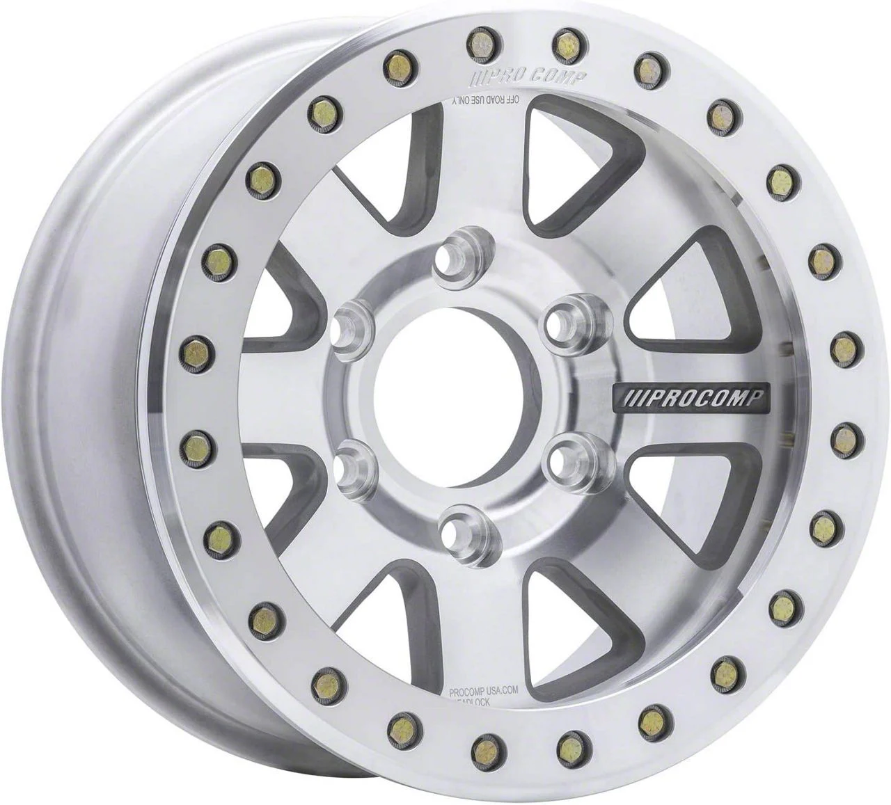 Pro Comp Wheels Trilogy Race Machined 6-Lug Wheel; 17x9; -6mm Offset (21-26 Yukon)