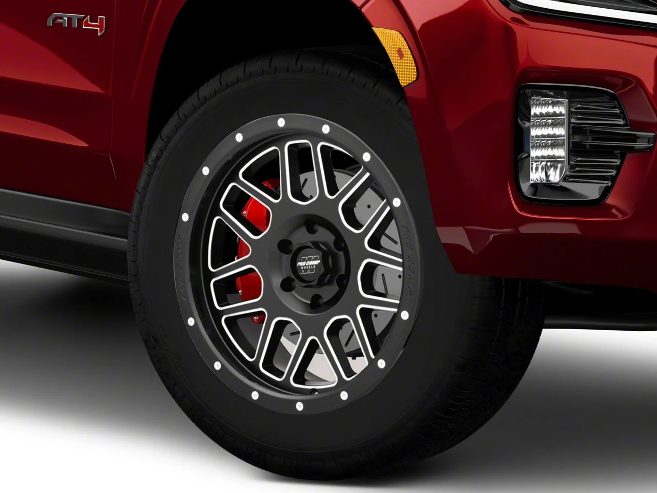 Pro Comp Wheels Vertigo Satin Black Milled 6-Lug Wheel; 20x9; -12mm Offset (21-26 Yukon)