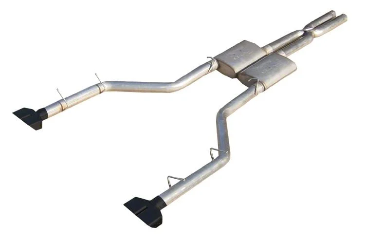 Pypes Violator Cat-Back Exhaust System with Black Tips (09-14 5.7L HEMI Challenger)