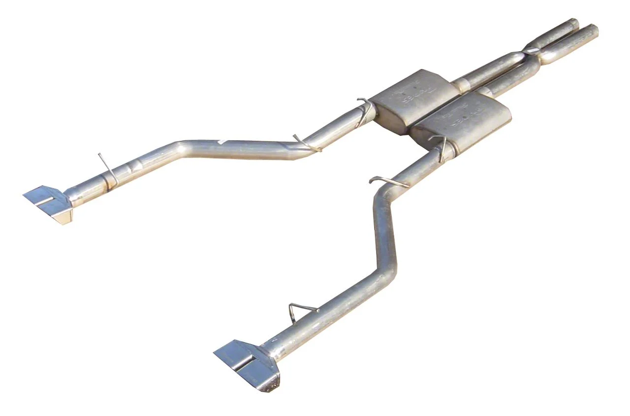 Pypes Violator Cat-Back Exhaust System with Black Tips (11-14 6.4L HEMI Challenger)