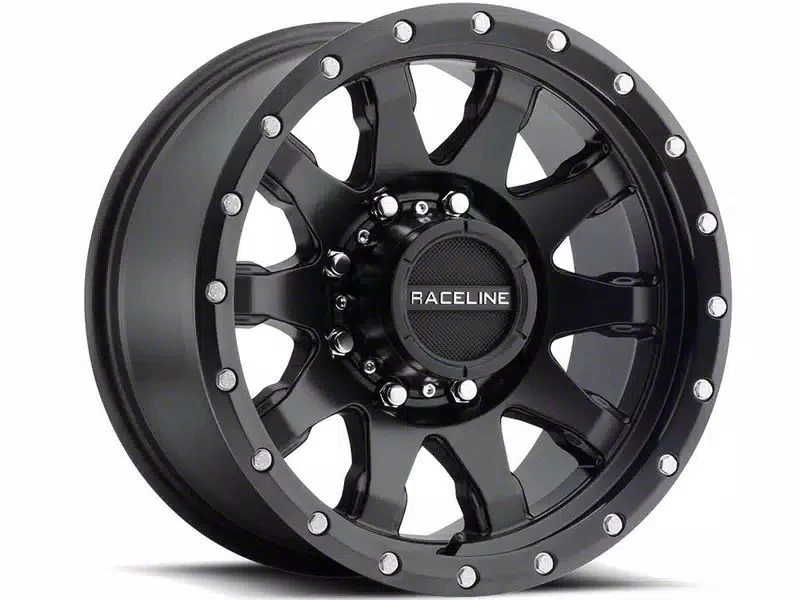 Raceline Clutch Matte Black 6-Lug Wheel; 20x10; -19mm Offset (07-14 Yukon)