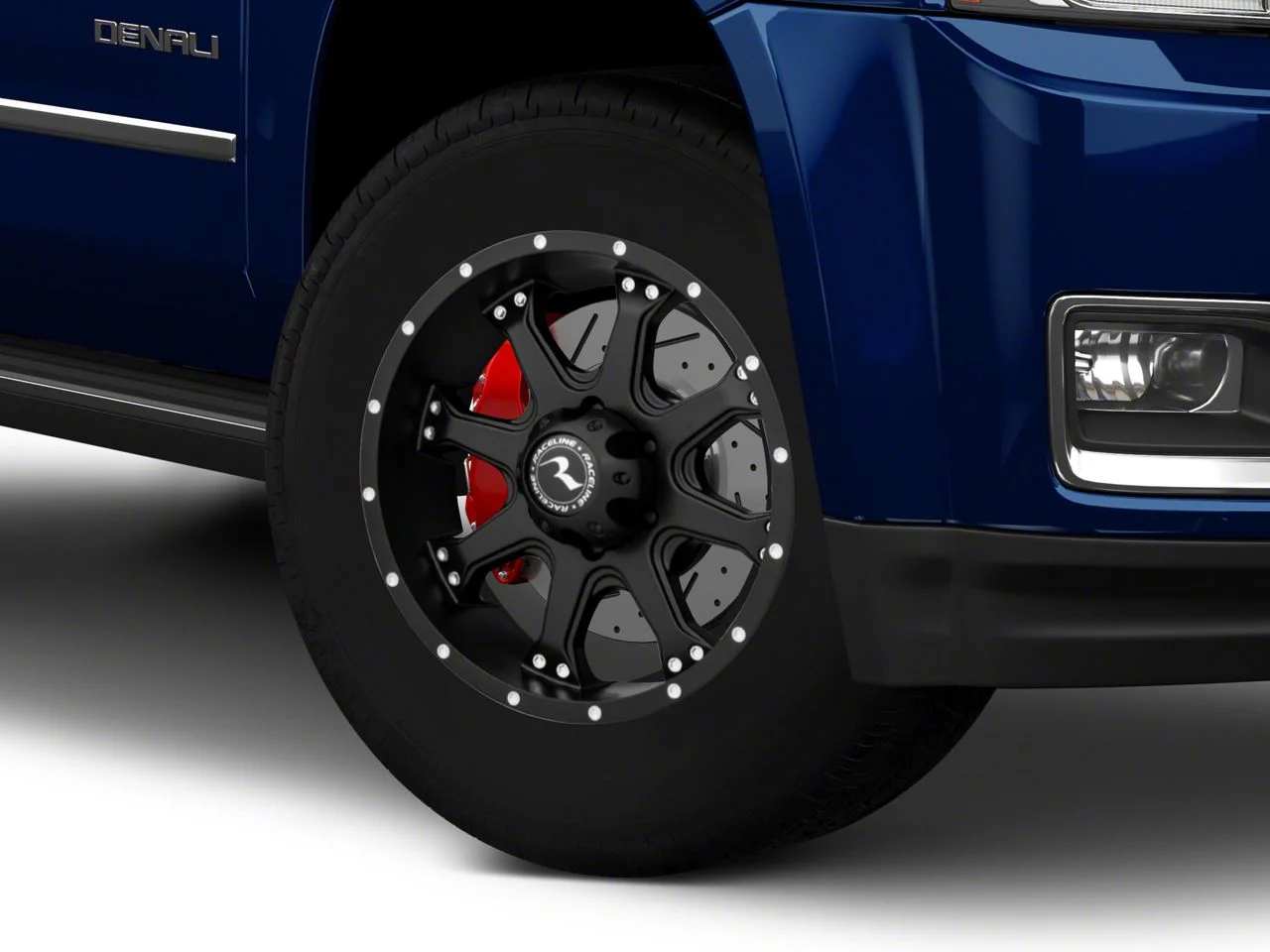Raceline Assault Black 6-Lug Wheel; 18x9; 25mm Offset (15-20 Yukon)