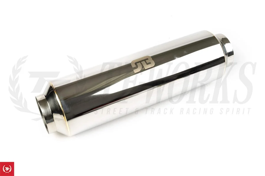 Stainless Bros Round Ultra Light Muffler - 12" OAL
