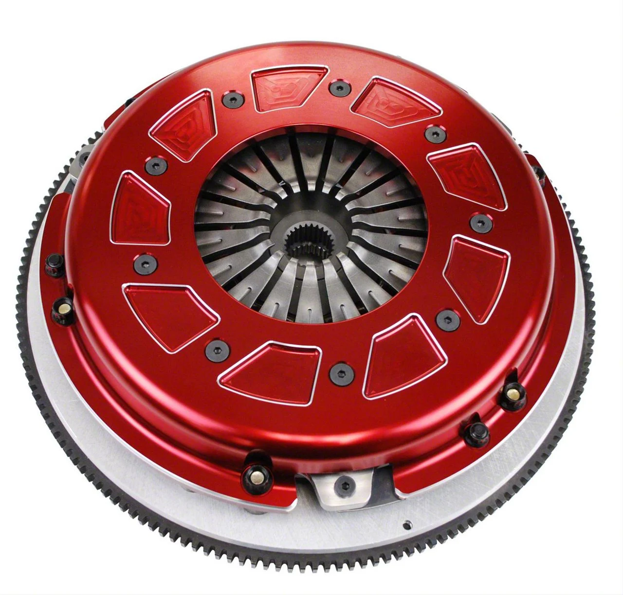 RAM Clutches Pro Street 900 Series Metallic Dual Disc Clutch Kit with 8-Bolt Aluminum Flywheel; 26-Spline (12-24 Camaro ZL1, Z/28; 16-24 Camaro SS)
