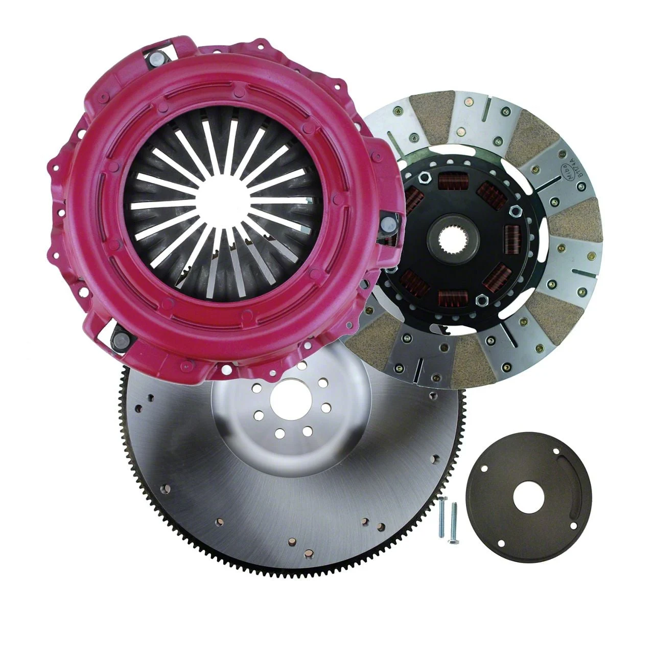 RAM Clutches Powergrip HD Metallic Clutch Kit with Steel Flywheel; 23-Spline (11-14 Mustang V6)