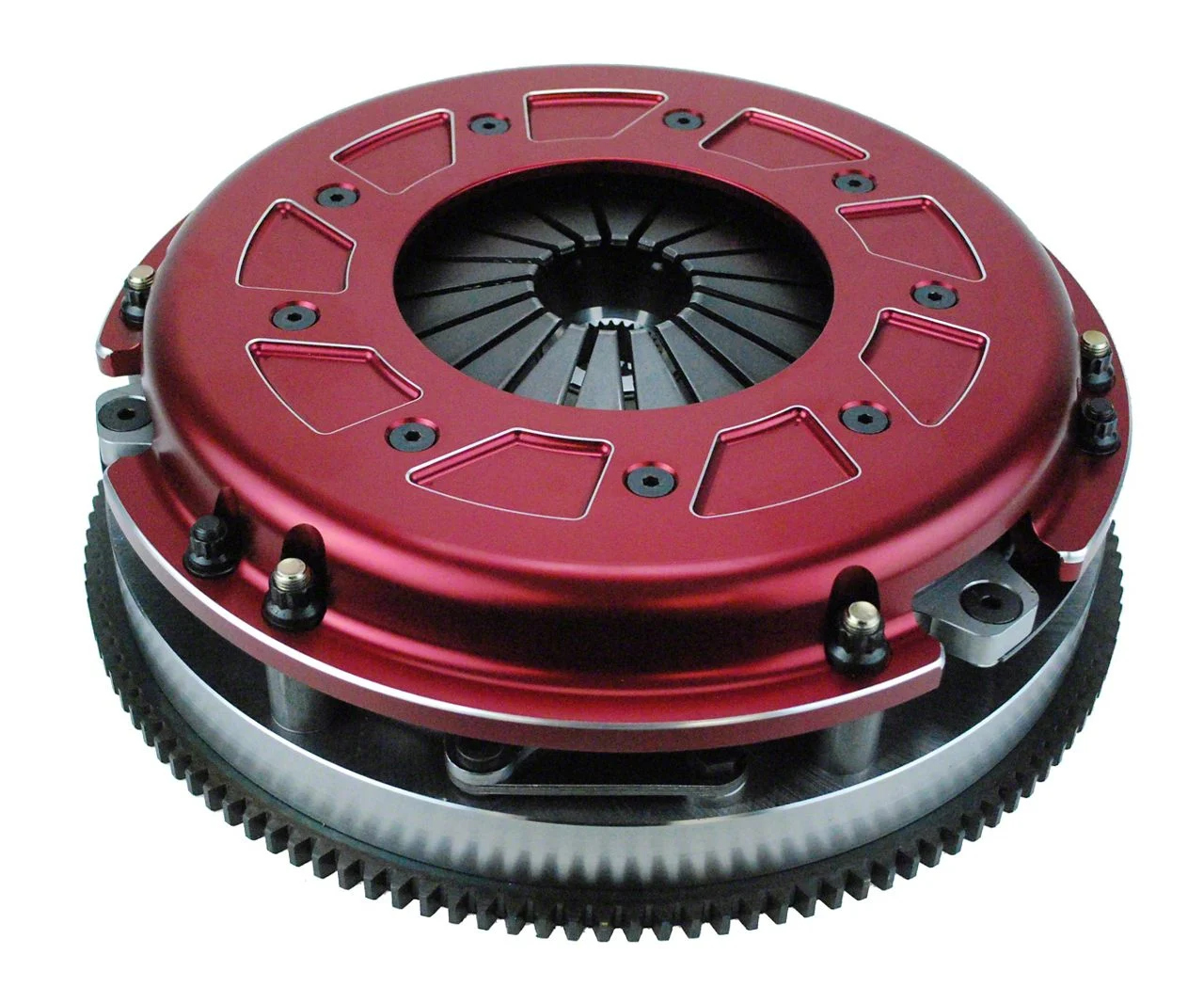 RAM Clutches Pro Street 900 Series Metallic Dual Disc Clutch Kit with Aluminum Flywheel; 26-Spline (08-10 V8 HEMI Challenger; 11.5-23 V8 HEMI Challenger)