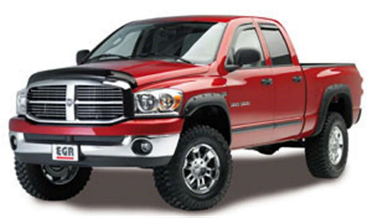 EGR Bolt-On Look Fender Flares; Black (02-08 RAM 1500)