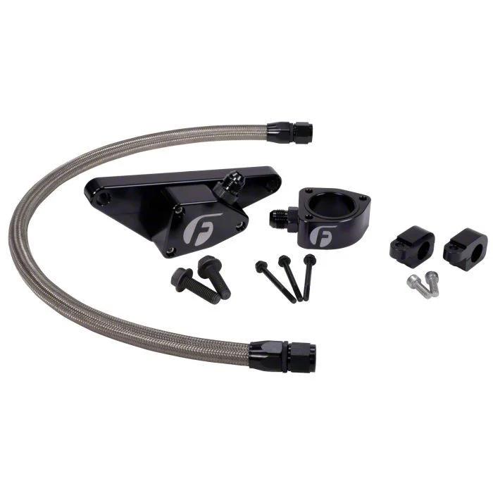 Coolant Bypass Kit with Stainless Steel Braided Line (03-07 5.9L RAM 2500 w/ Manual Transmission)