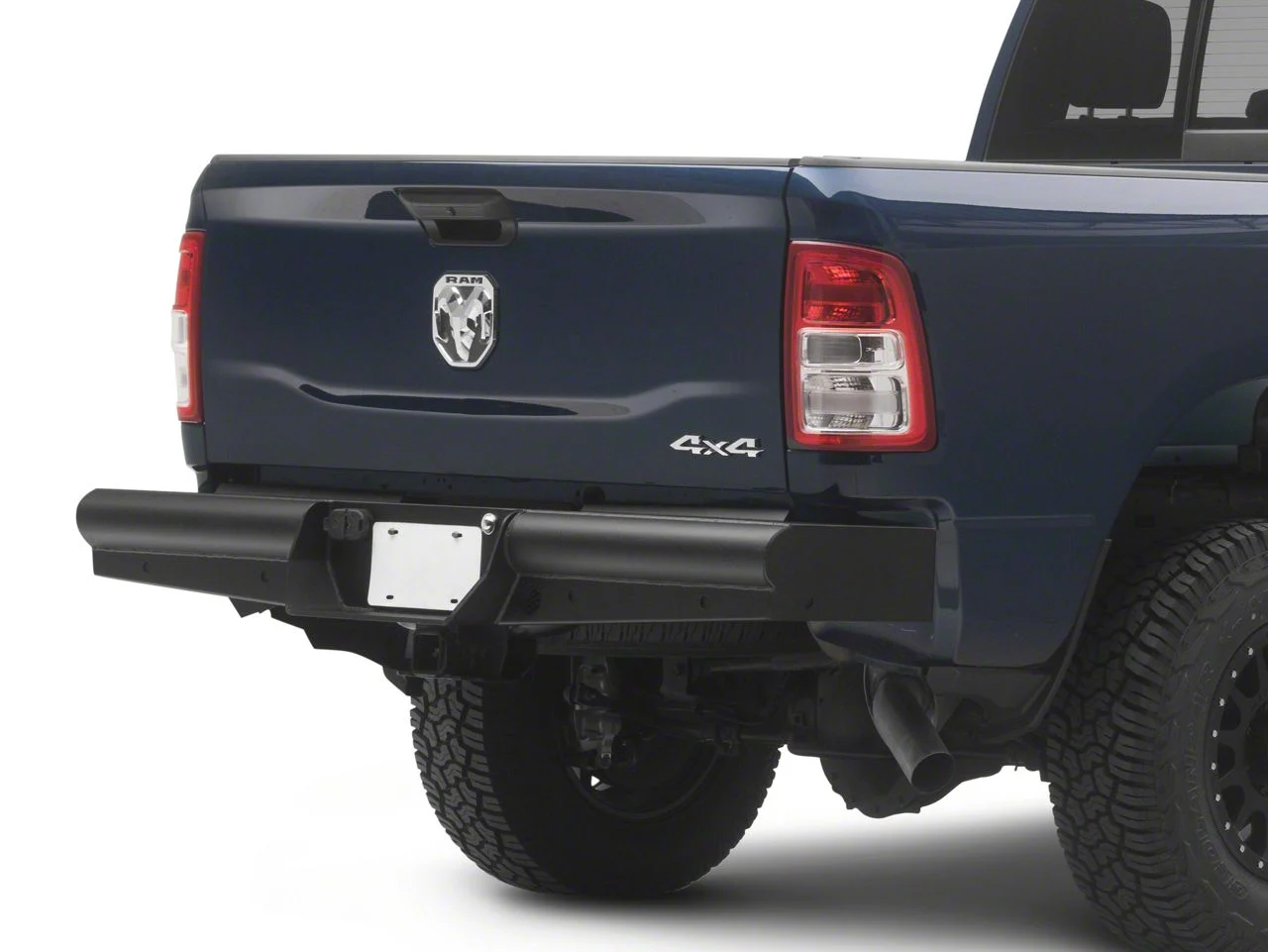 Pipe Force Series Rear Bumper; Black Textured (10-26 RAM 2500)