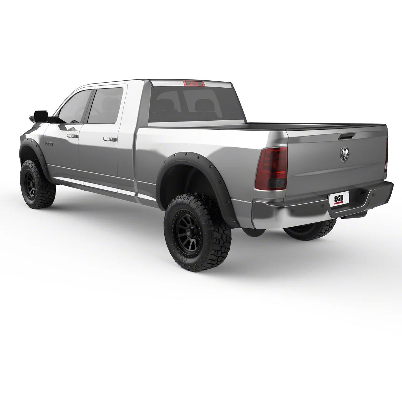 EGR Bolt-On Look Fender Flares; Black (10-18 RAM 3500 SRW)