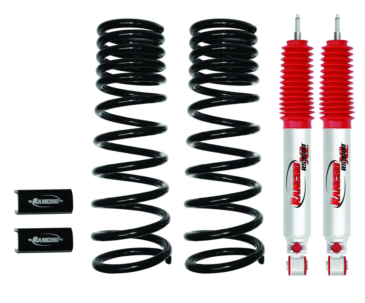Rancho 2.50-Inch Front Level-IT System with Front RS9000XL Shocks (03-13 4WD RAM 3500)